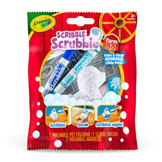 Crayola® Scribble Scrubbie® Farm Animal Blind Pack